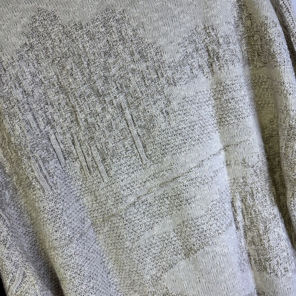 Vintage Golf Sweater L Pinnacle Knit Embroidered Golfer 90’s Dad Beige USA - Picture 4 of 7